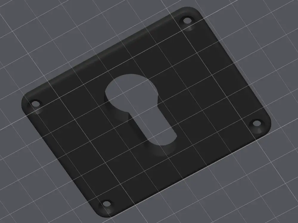 Cylindrical cover plate