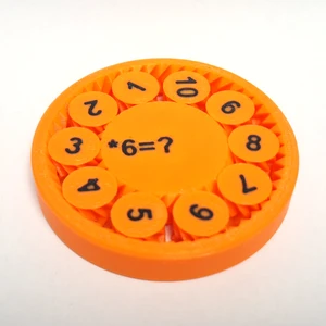 Fidget Gears for arithmetic training