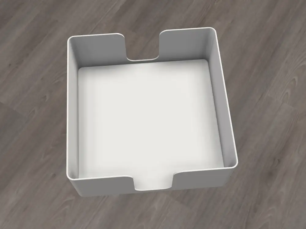 Gridfinity 2x2 notes box (81 mm)