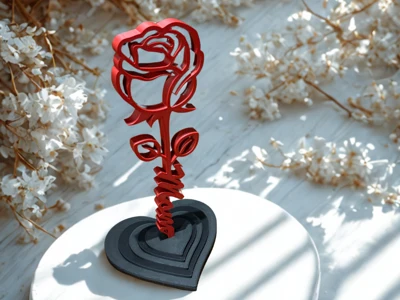 ROSE FOR MOTHERSDAY / STANDING ROSE / GIFT