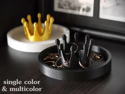 Crown Ring Holder / Jewelry Tray