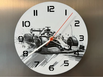 Wall / Desk Clock Formel 1 Racing Car