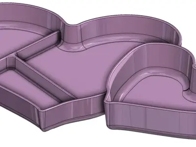 Loving Heart Tray
