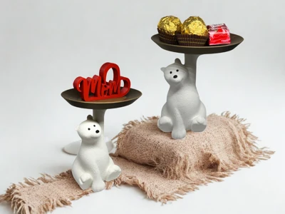 POLAR BEAR WITH TABLET / MOTHERSDAY + CANDY EDITION