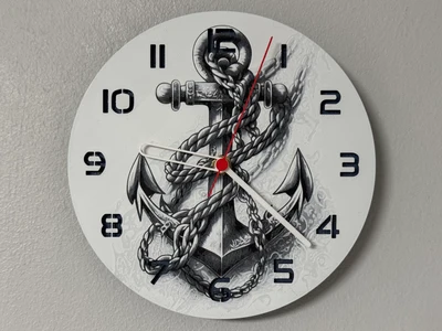 wall / desk clock Anchor HueForge
