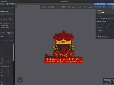 New Improved Liverpool Skyline and badge