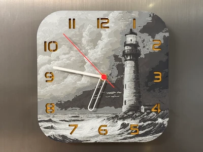 wall / desk clock Lighthouse