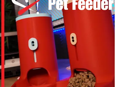 Gravity Pet Feeder with Lid