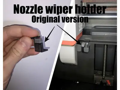 Kobra S1 - Nozzle Wiper Holder - Original version