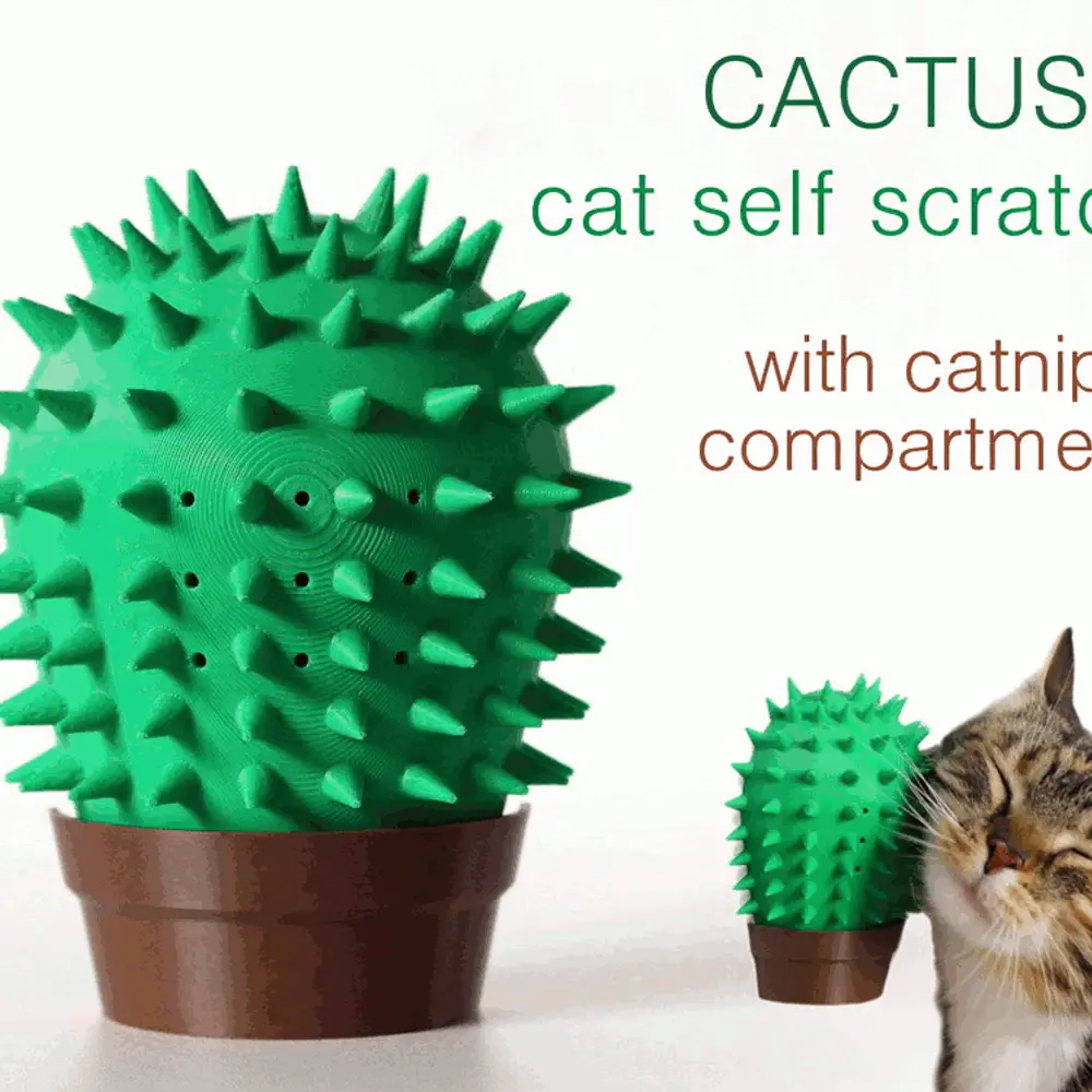 Cactus Cat Self Scratcher