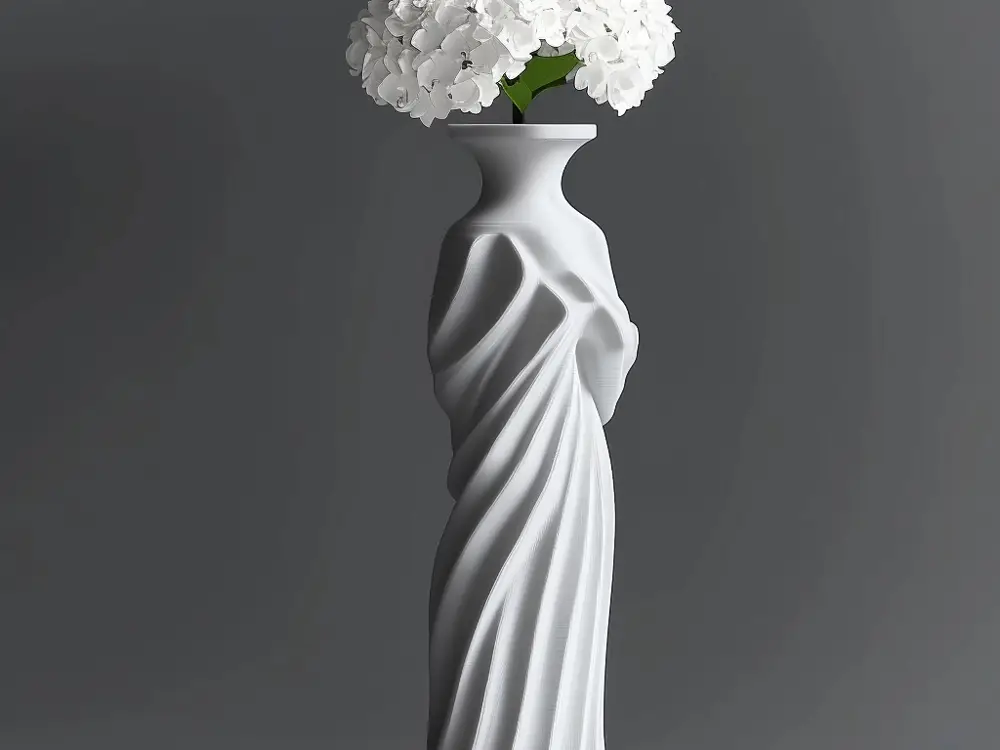 Draped Silence Vase