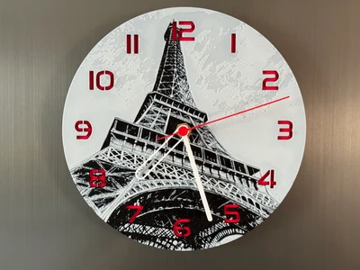 Wall/desk clock Eiffel Tower