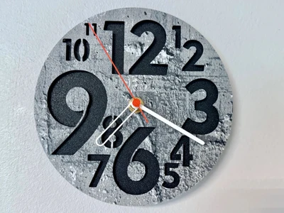 Wall / Desk Clock concrete