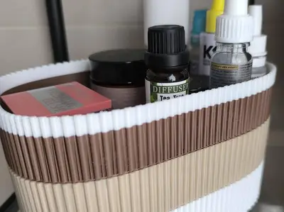 Oval stackable Organizer