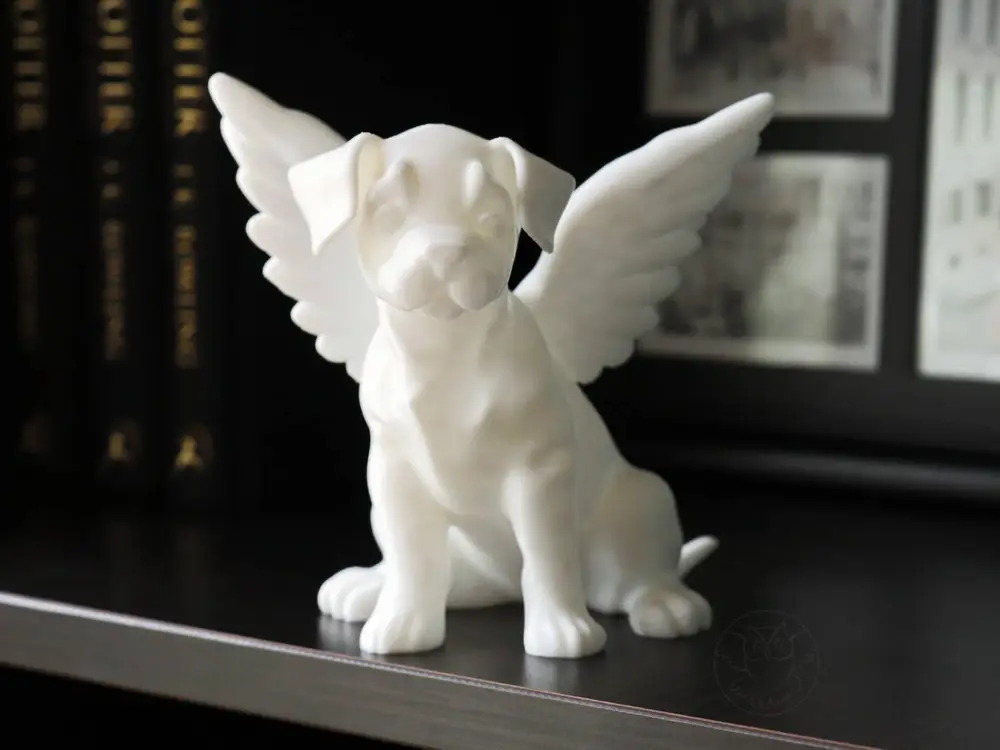 Dog with Angel Wings