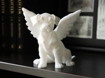 Dog with Angel Wings