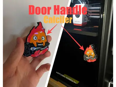 Kobra S1 & S1 Max - Calcifer Door handle