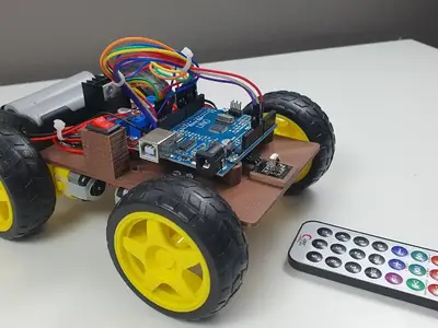 Remote Control Car Using Arduino Board