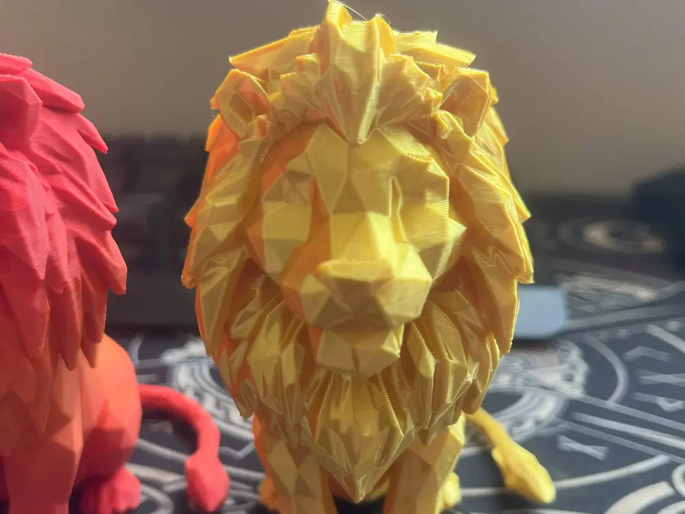 Lion Decor lowpoly
