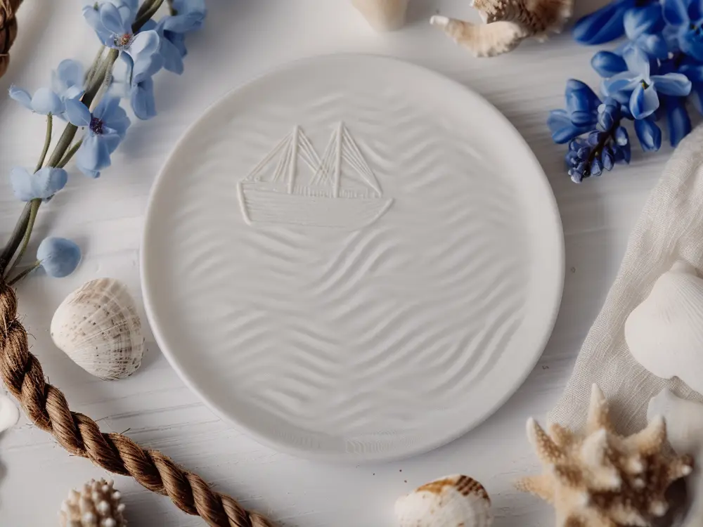 Sea and Ship Decorative Tray