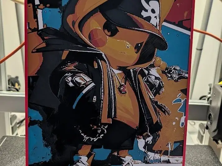 Pikachu urban Hueforge