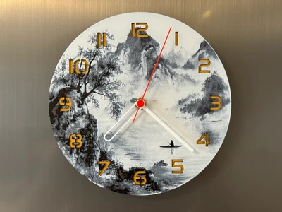 wall / desk clock Asia Lake