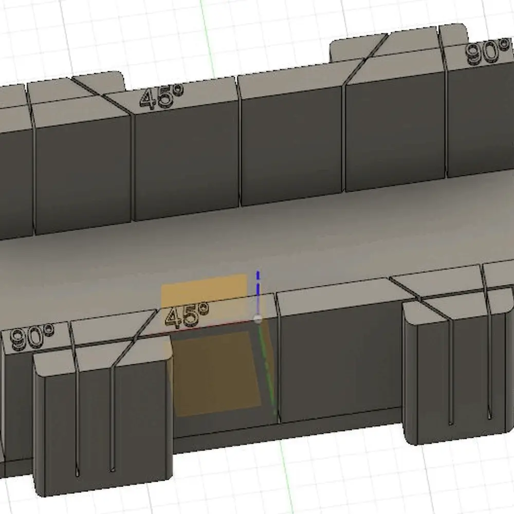 Manual saw guide - 90 and 45 degree