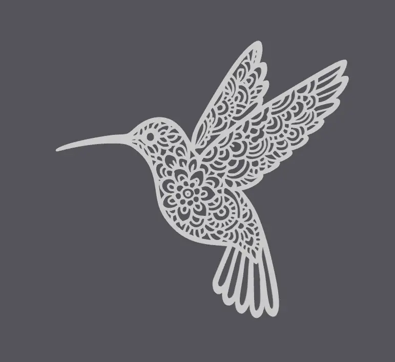 Mandala Hummingbird