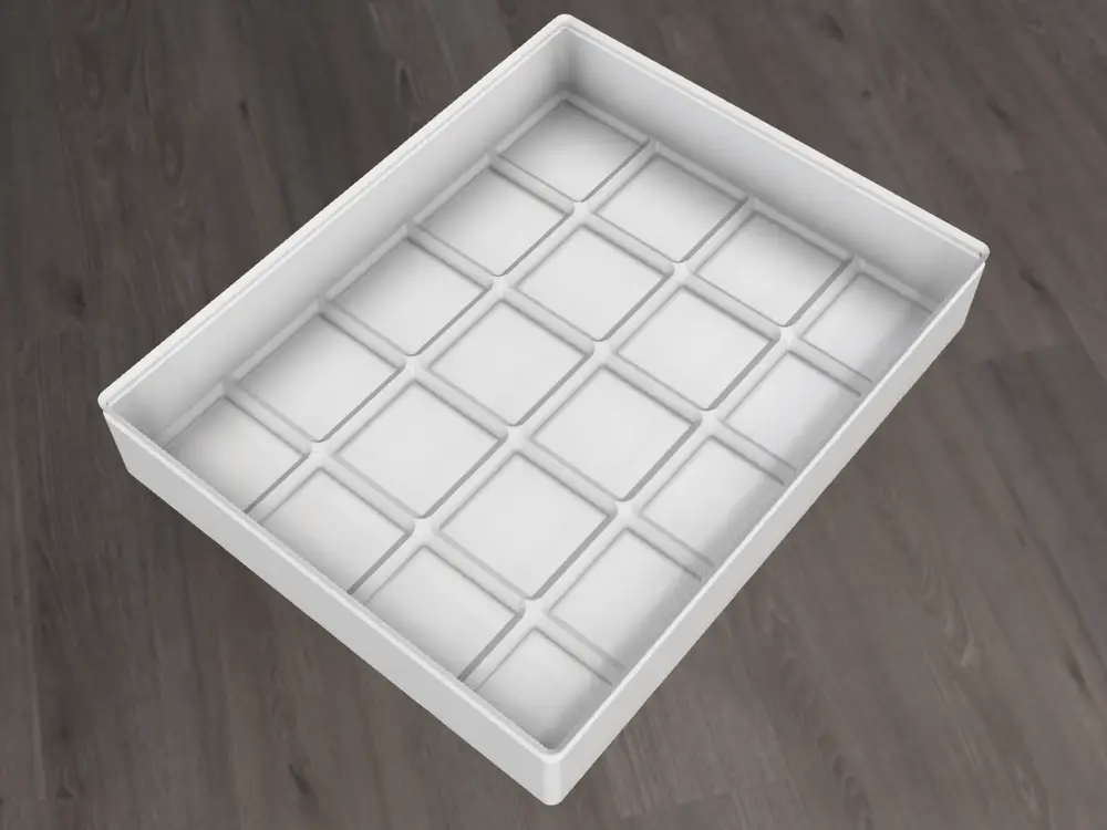 Gridfinity thin bin 4x5x5u - 0.8 mm wall thickness