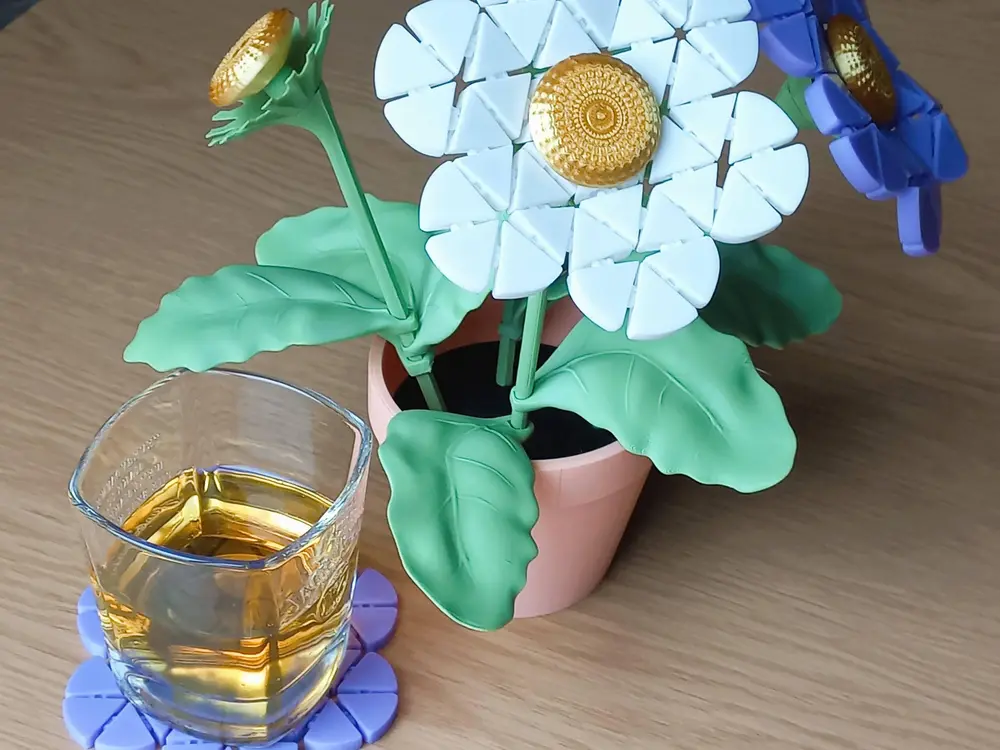 Flower Coaster Set (magnet version)