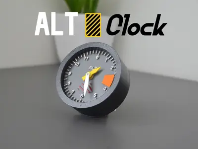 Altimeter Style Desk Clock