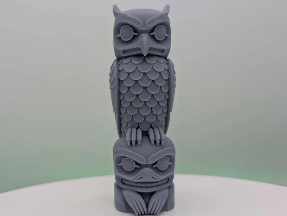 Aztec Owl Totem