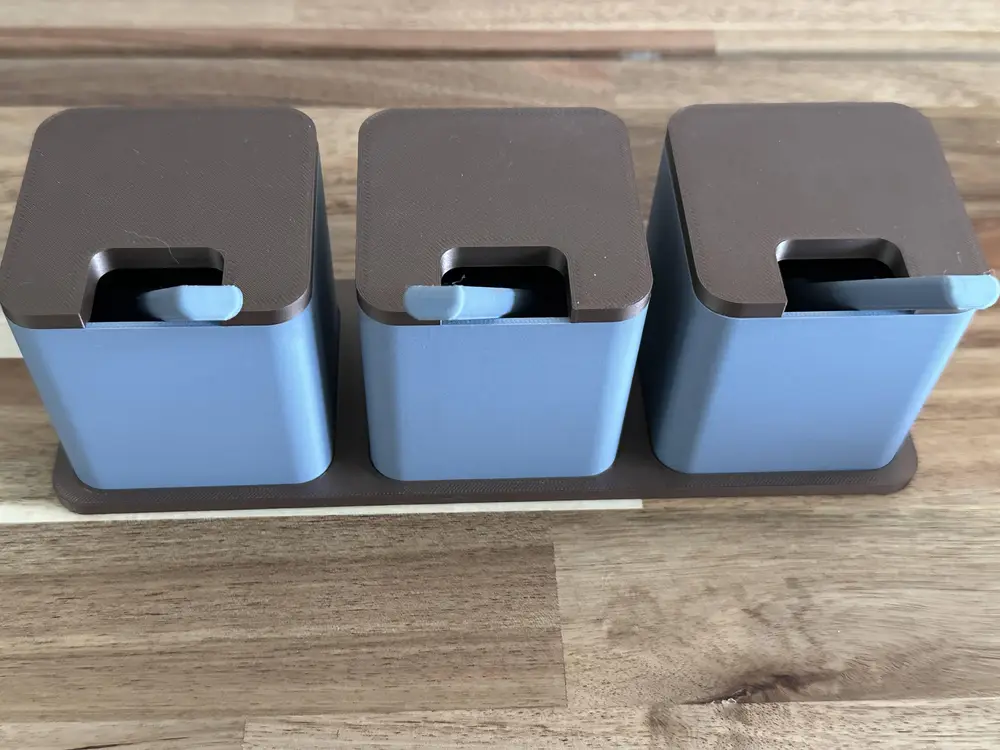 Modern Spoon Pots with Tray