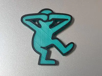 Keith Haring don't see magnet