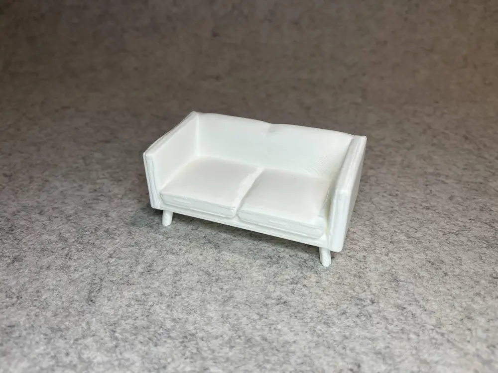 Dollhouse sofa for miniature house living room