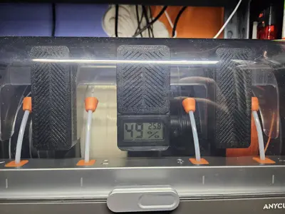 Acrepro Silica Gel container with hygrometer