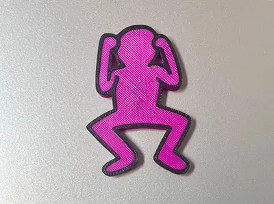 Keith Haring don't hear magnet