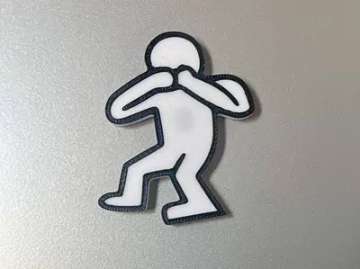 Keith Haring don't speak magnet
