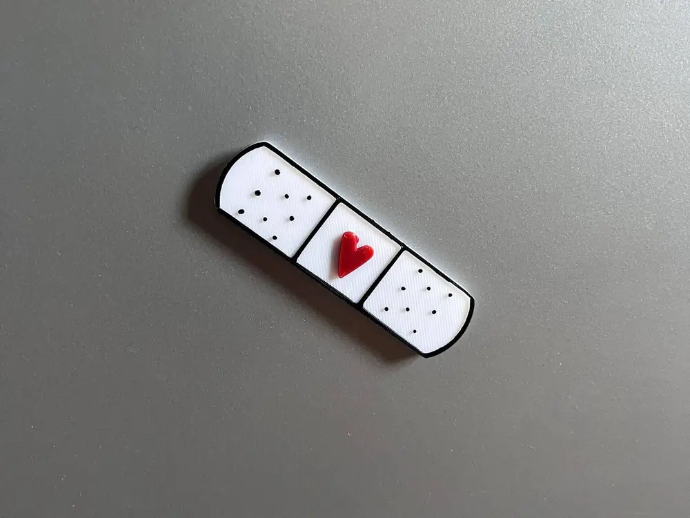 Bandaid fridge magnet