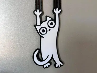 Cat fridge magnet