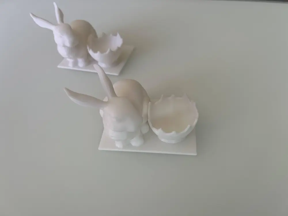 Easter bunny with egg holder