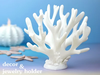 Coral Decor & Jewelry Holder