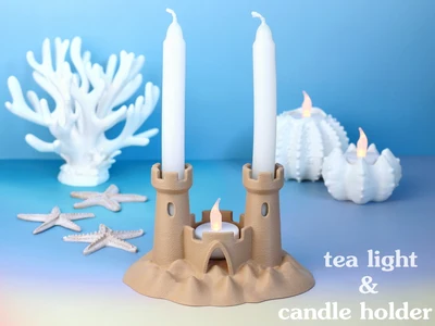 Sand Castle Tealight Holder
