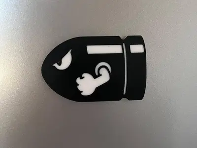 Bullet Bill Super Mario magnet
