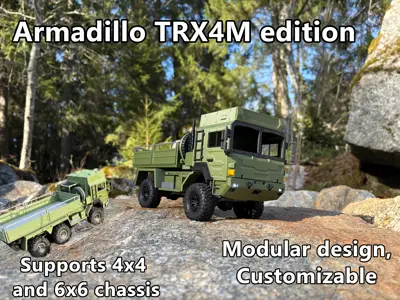 Armadillo Modular truck - 1/18 scale