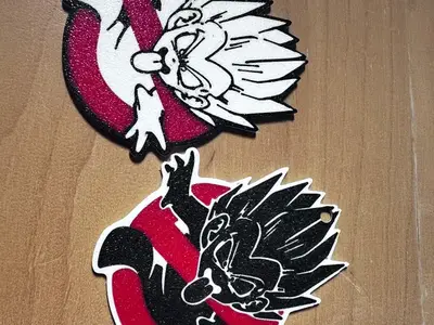 gotenks ghost keychain