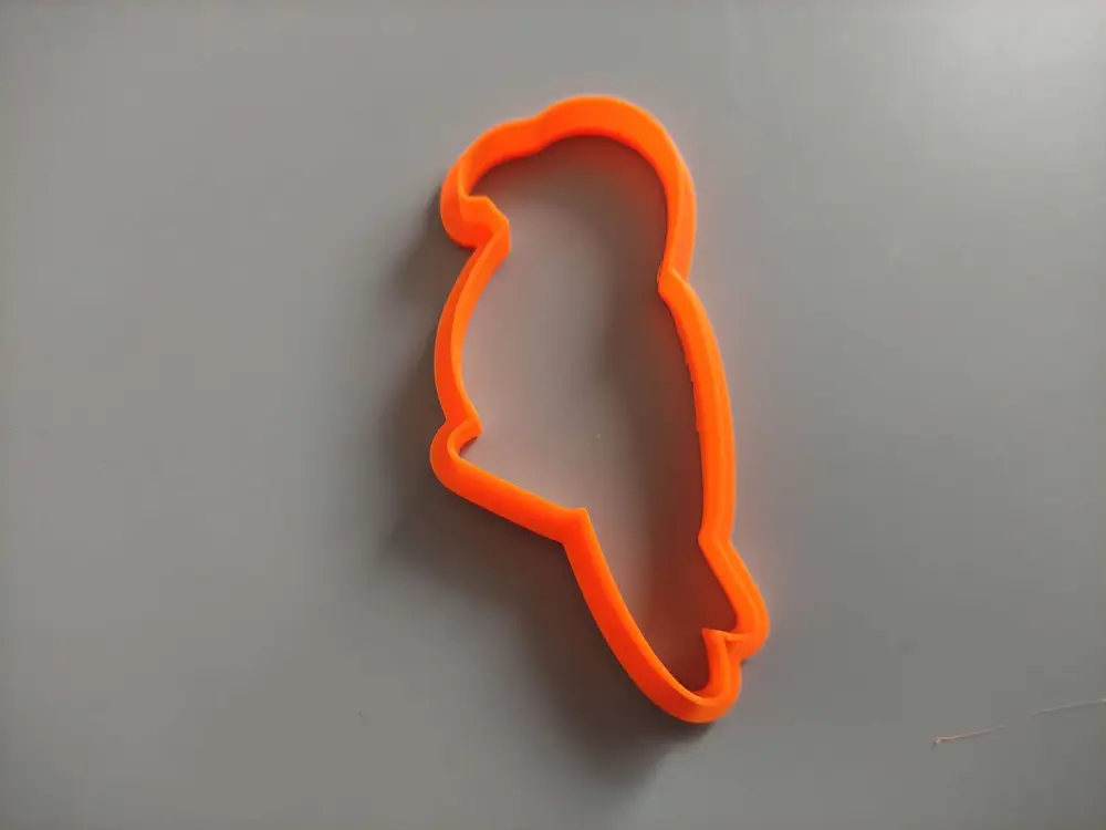 Parrot cookie cutter