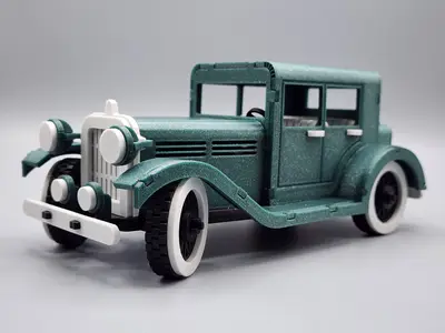 Flatpack Remote-Controlled 1930s Car