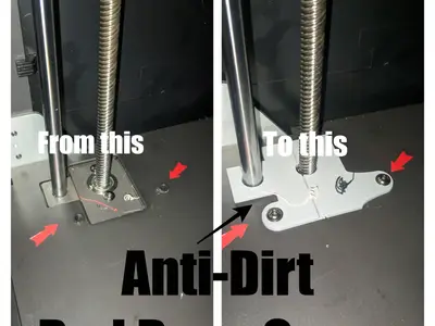 Kobra S1 - Anti-Dirt Rod Base Cover