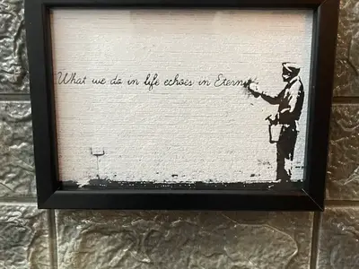Banksy Eternity Hueforge